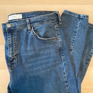 Topshop Jamie High Waist Ripped Skinny Jeans